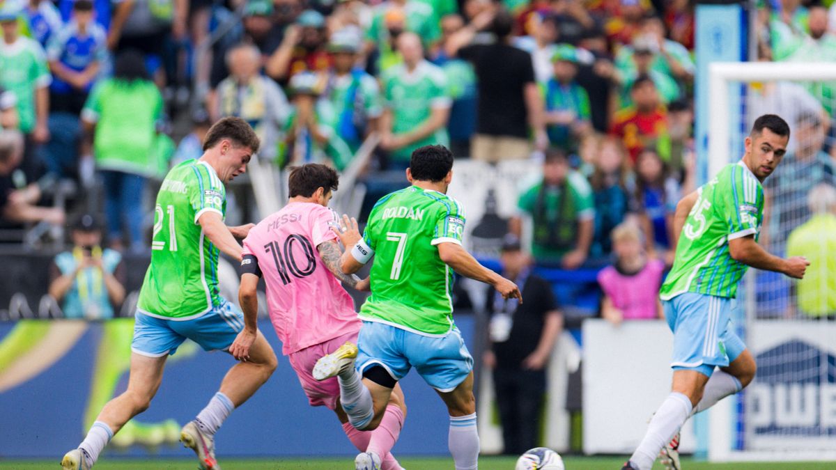 No pudo ser para Messi: Inter Miami perdió 3-0 ante Seattle Sounders en la final de la Leagues Cup