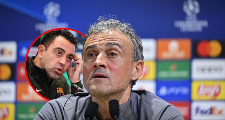 Luis Enrique soltó dardo para Xavi y el catalán respondió. Foto: MDZ