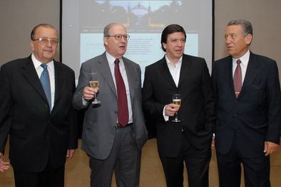 MDZol | Julio Allub, Enrique Pescarmona, Carlos Ponce y Oscar Fornés. Foto: Marcelo Ruiz / MDZ