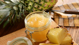 Sorprendente receta de mermelada de ananá sin conservantes y con fruta real.