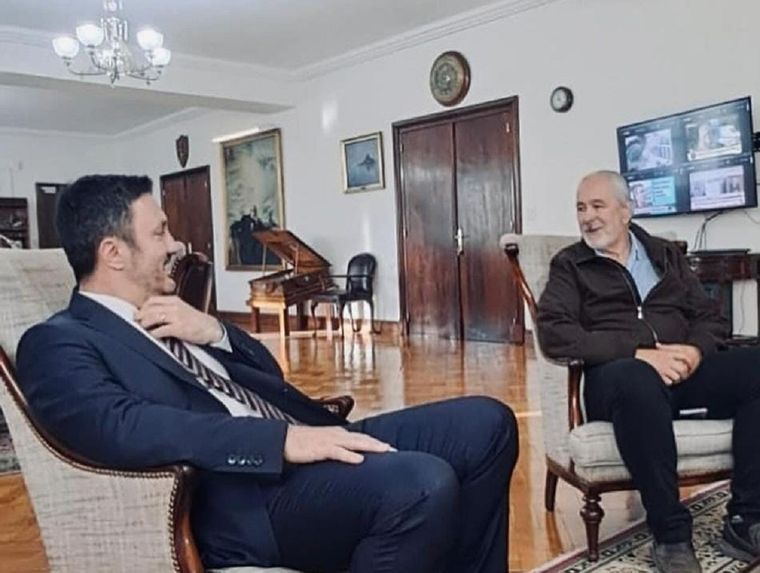 Luis Petri junto a Alejandro Morillas Foto: IG Alejandro Morrilas