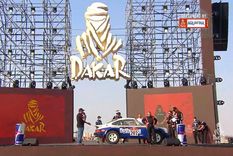 disfruta el podio de largada del dakar 2021