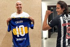 Deyverson, delantero de Atlético Mineiro, le agradeció a Edinson Cavani por el intercambio de camisetas que tuvo con el uruguayo, que le envió la suya de Boca. Foto: Instagram Deyverson