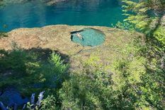 Los piletones del Manso son un imperdible si uno está de vacaciones en Bariloche Foto: IG @andruduran