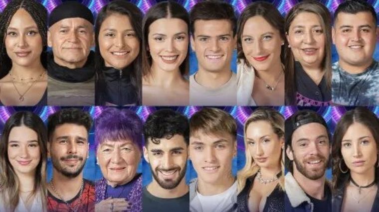 Los 18 participantes de Gran Hermano Chile. Foto: Captura de pantalla.