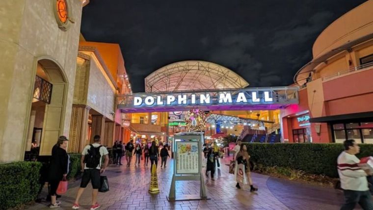 El hecho ocurrió en el Dolphin Mall. El hecho ocurrió en el Dolphin Mall.
