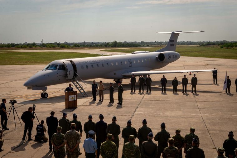 Un ascenso en la Fuerza Aérea Argentina puede quedar trabado en el Senado por una denuncia judicial. Foto: Prensa Ministerio de Defensa
