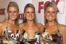 quienes y como son las trillizas de oro que se lucen en la television de los estados unidos