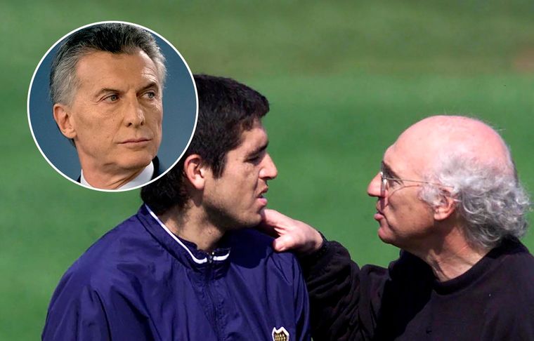 Macri, sobre Riquelme y Bianchi El expresidente relató algunas situaciones de convivencia entre los ídolos xeneizes.