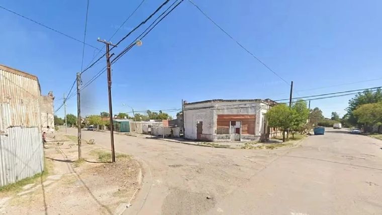El barrio de Ingeniero White donde fue encontrado el feto Foto: NA