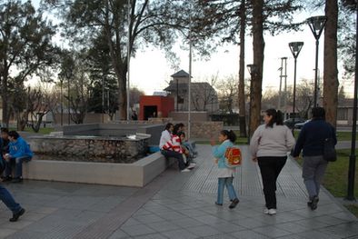 MDZol | Plaza de Tunuyán. Foto: Ulises Naranjo / MDZ.