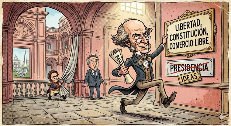 Un Alberdi suelto en la Casa Rosada. Tal vez el presidente deba permitirlo. O para decirlo como le gusta: hay que volver a las Bases. Un Alberdi suelto en la Casa Rosada. Tal vez el presidente deba permitirlo. O para decirlo como le gusta: hay que volver a las Bases.
