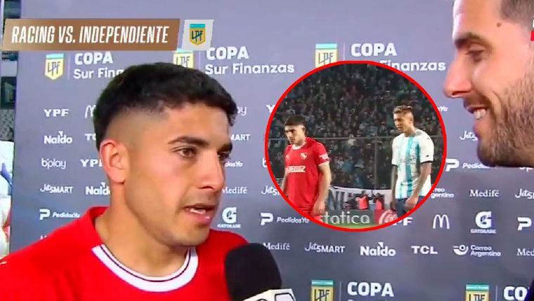 Chaco Martínez, figura de Independiente, apuntó contra Almendra