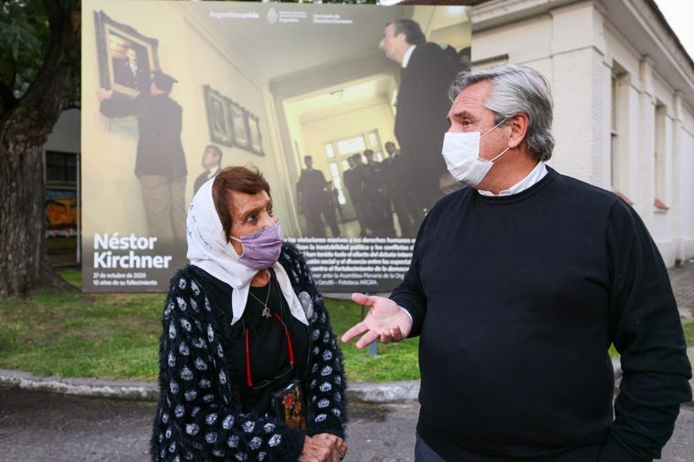 Alberto apuntó contra la oposición en un acto homenaje a trabajadores desaparecidos en la última dictadura