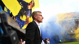 Martín Palermo, muy cerca de San Lorenzo. ¿Qué piensan los hinchas xeneizes? Foto: Télam