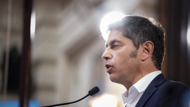 Axel Kicillof en la apertura de sesiones de la Legislatura bonaerense.