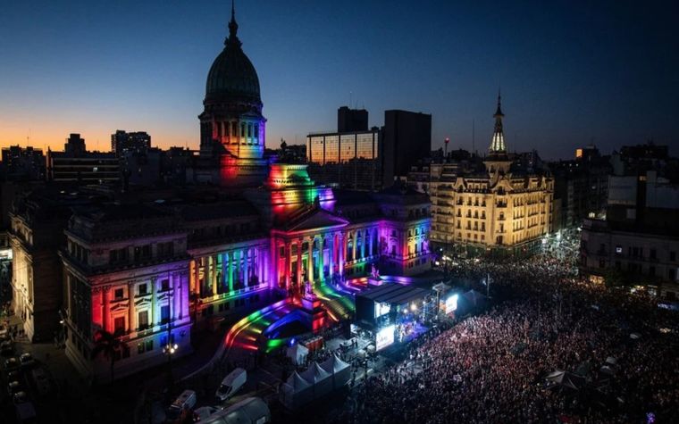 Día del Orgullo: a 55 años de la primera marcha que marcó el inicio de la lucha por los derechos LGBTIQ+. Foto: NA.