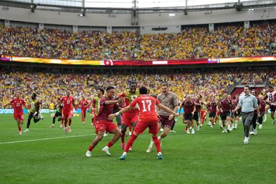 MDZol | Suiza eliminó a Colombia del Mundial 2026: así lo festejaron sus jugadores.
