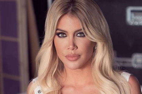 Wanda Nara y un dudoso gesto. Créditos: Archivo MDZ Wanda Nara y un dudoso gesto. Créditos: Archivo MDZ