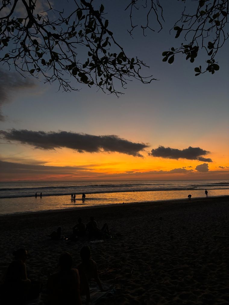El atardecer en las playas de Santa Teresa es uno de los momentos más esperados. Foto: Antonio Riccobene/MDZ