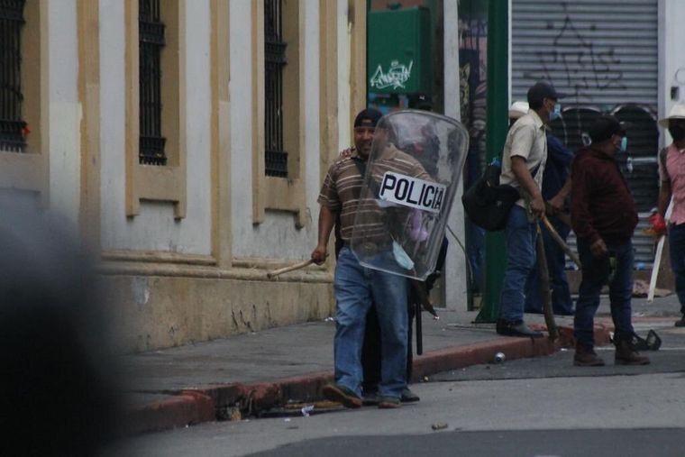 Una de las postales que dejó la jornada Foto: @SomosChapinas