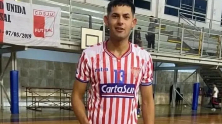 La víctima juega al futsal en Los Andes Foto: NA