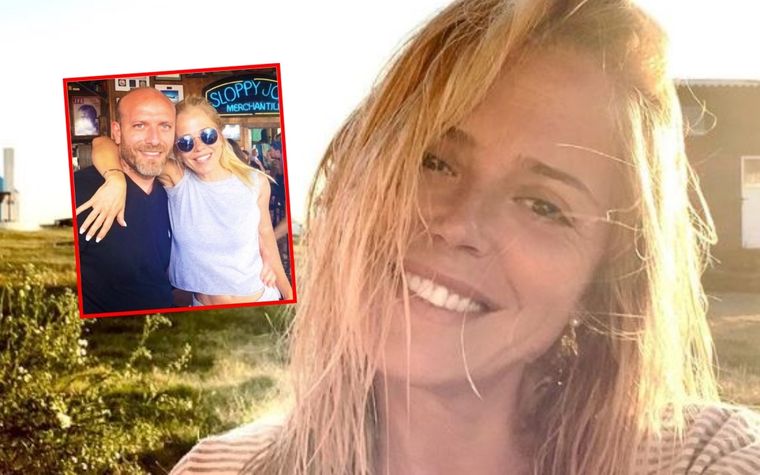 Enamorada La actriz encontró el amor en un entorno muy particular.