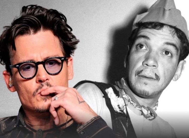 Cantinflas- Johnny Depp Foto: Archivo