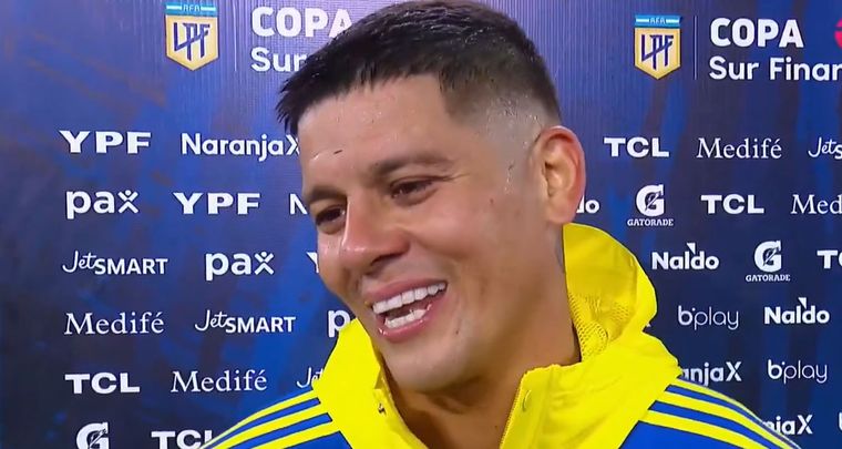 Marcos Rojo y su frase sobre River. Foto: Captura