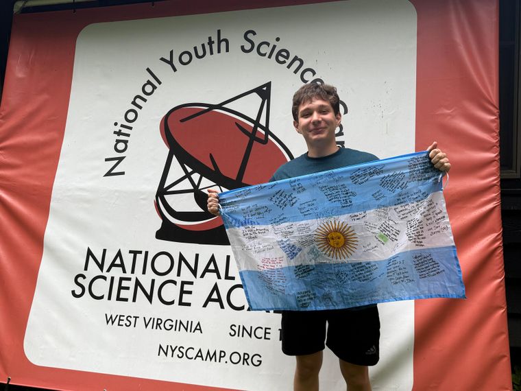 Gastón Díaz siente que representa a los jóvenes argentinos que se forman y sueñan con un mundo mejor.&nbsp;