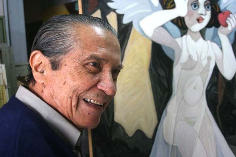 El maestro y su obra. Foto: MDZ