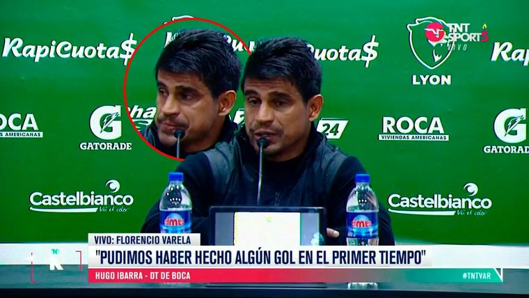 Ibarra se enojó por una pregunta sobre uno de sus cambios luego de la victoria de Boca.