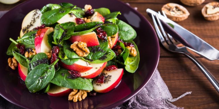 ensalada de espinaca Foto: pixabay