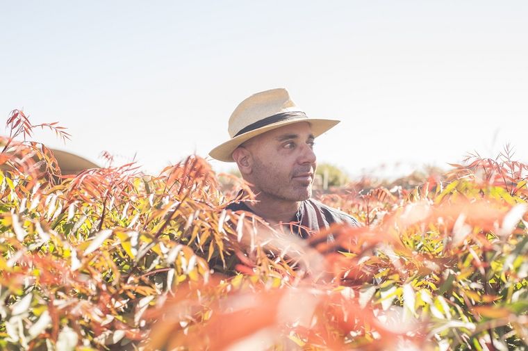 Germán Martitegui recorriendo proyectos increíbles por Argentina. Foto: Gentileza