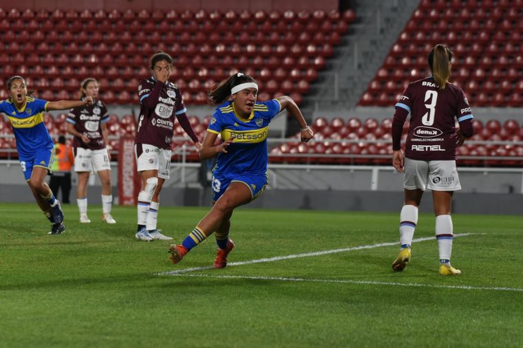 Palomar marcó el gol del título. Foto: Boca Femenino