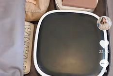 Esta lavadora entra perfectamente en una maleta y permite lavar en los viajes Foto: Captura de video