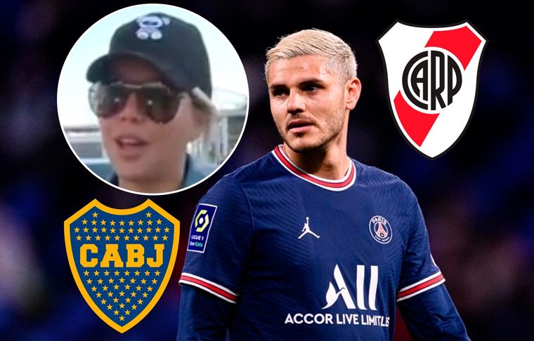 Mauro Icardi - Wanda Nara La representante y esposa del jugador no descartó que llegue a Argentina.
