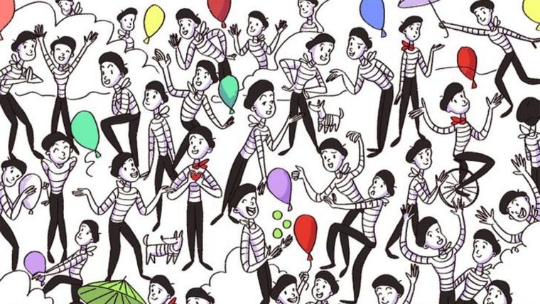 Acertijo visual, reto visual, ladrón Pinterest Foto: Pinterest