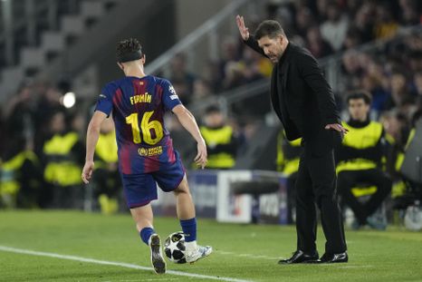 Simeone valoró el golpe en el Camp Nou pero advirtió que la serie sigue abierta. Simeone valoró el golpe en el Camp Nou pero advirtió que la serie sigue abierta.