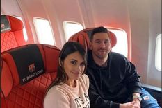 messi viajo con su familia a paris para la gala del balon de oro