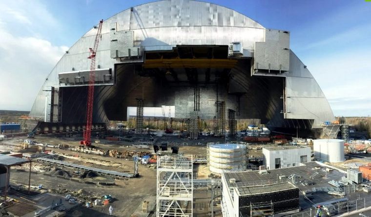 Chernóbil, en Ucrania, sigue en pie. Foto: Efe.