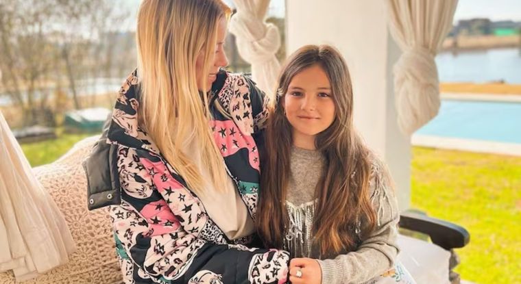 Nicole Neumann se emocionó con un mensaje de Sienna, antes de la llegada de Cruz La modelo está muy cerca de recibir a su primer hijo varón