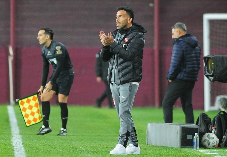 Carlos Tevez durante la victoria de Independiente por Copa Argentina. Foto: FotoBaires