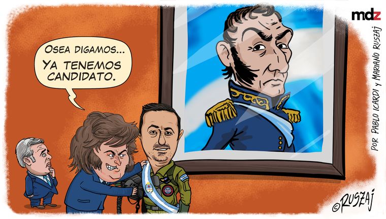 viñeta milei petri cornejo 70-MDZ-Petri-el-elegido-70