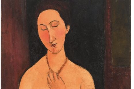 Amadeo Modigliani, “Desnudo con collar” Amadeo Modigliani, “Desnudo con collar”