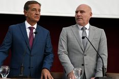 Rodolfo Suarez y Dalmiro Garay acordaron anticipar el retiro de jueces. Foto: ALF PONCE MERCADO / MDZ