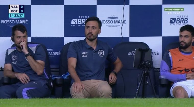 El hijo de Carlo Ancelotti vivió una situación insólita en su debut en Botafogo. Foto: Captura TV