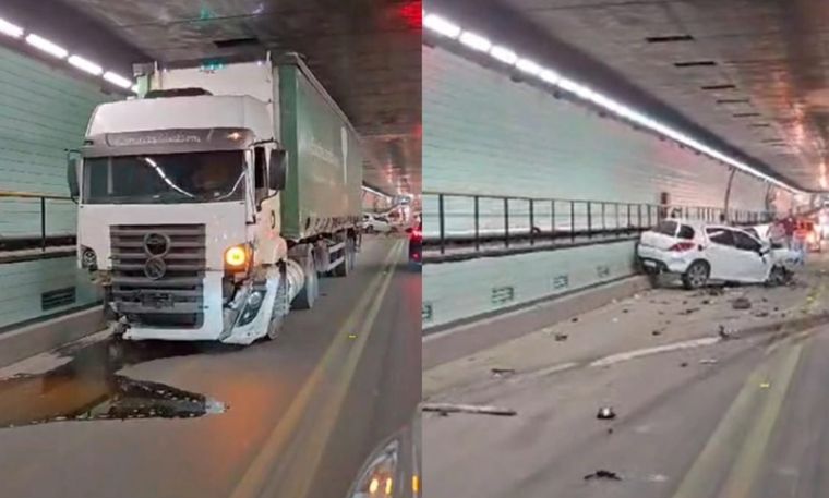 La conductora del Peugeot 308 fue trasladada al hospital San Martín en Paraná. Foto: X