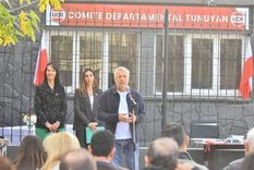Cornejo durante la inauguración de la sede de Tunuyán. Foto: UCR