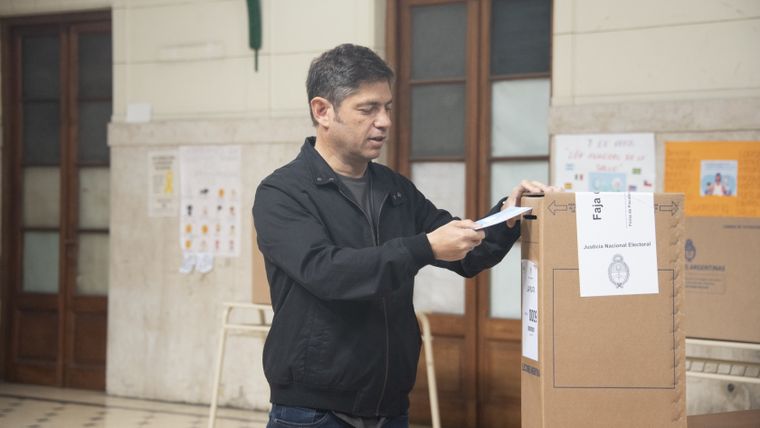 El gobernador Axel Kiicillof.